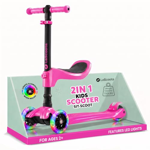 LaScoota 3 Wheel Scooter with Seat
