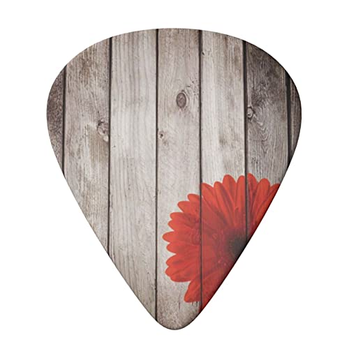 Lot de 6 médiators en bois pour guitare acoustique, guitare électrique, basse, ukulélé – Fin, moyen et épais. - Les Beatles, Paul McCartney, John Lennon, RIngo Starr, George Harrison Lot de 6 médiators en bois pour guitare acoustique, guitare électrique, basse, ukulélé - Fin, moyen et épais. – Image 4
