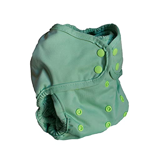 Image of Buttons Cloth Diaper Cover – Snap Super One Size (12-40lbs) (Jade)