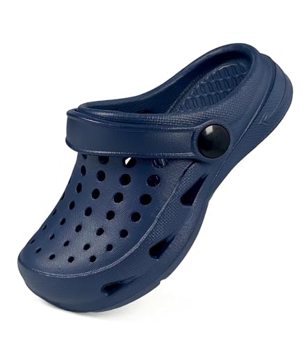 Image of Kids Girls Boys Clogs Garden Shoes Toddler Slip on Sandals Children Water Shower Beach Pool Slippers