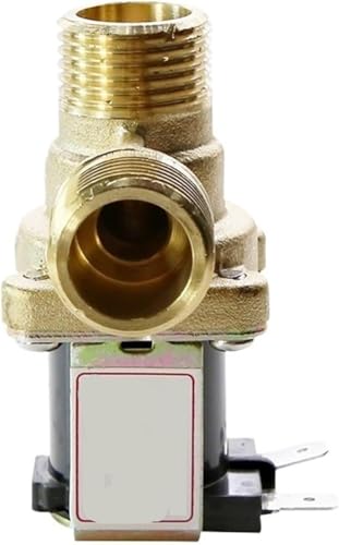 Électrovanne électrique 24V normalement fermé interrupteur eau laiton G1/2 - 2