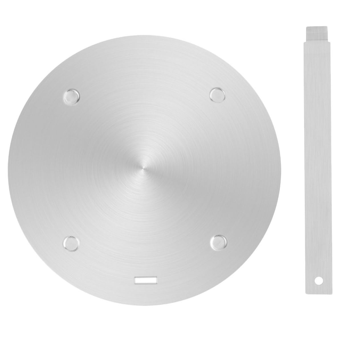 HOMSFOU Placa Difusora de Calor en Acero Inoxidable Fácil de Limpiar y Almacenar Adaptador para Cocina de Inducción Adecuado para Estufas de Gas y Cocinas Eléctricas