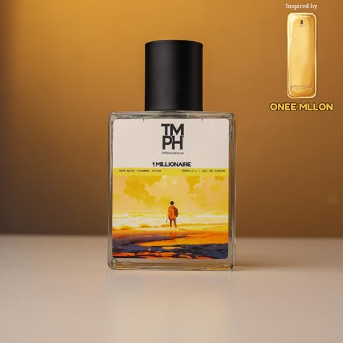 Image of TMPerfumehouse 1 Millionaire Eau De Parfum | Sweet, Spicy and Long Lasting Spray | Warm Spicy, Cinnamon, Citrus, Amber Fragrance | Men Perfume | Luxury Gift for Men | 60 ml