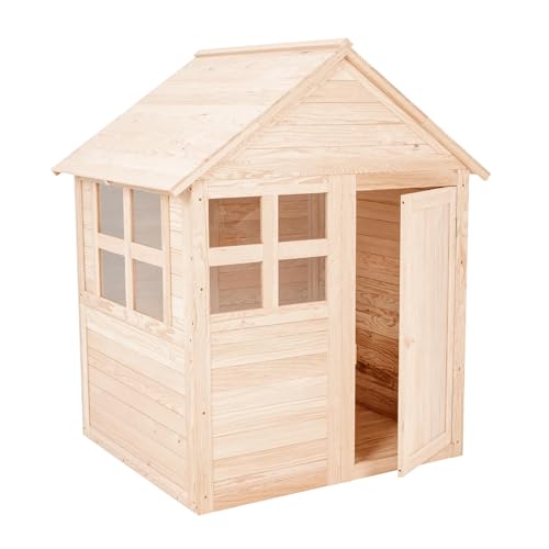 Buttercup Cottage Wooden Playhouse with Floor - FSC certified