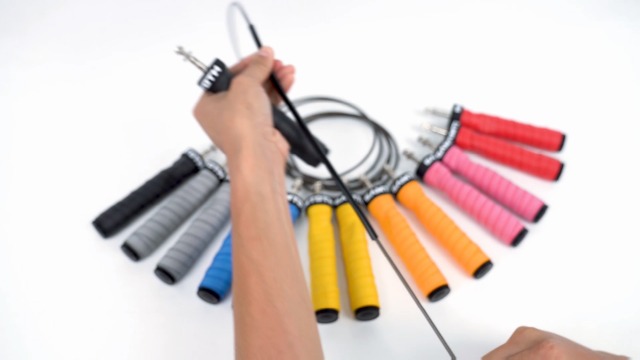 SAMTOTH-Jump-Rope-Training-Ergonomically-Designed-Double-Bearing-Fitness-Calories-Burned-Diet-Muscle-Training-Goods-Length-Adjustable-Sporting-Goods-Adults-Children-With-Load-Rods-Abrasion-Resistant-D