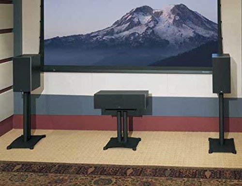 Sanus SFC22-B1 Steel Series 22" Speaker Stand for Center Channel Speakers Black