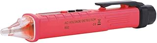Voltage Test Pen, 802 High Accuracy Test Pencil Electric Voltage Detector Tester Pen 48-1000V/12-1000V Electrical Tools Voltage Tester(red)