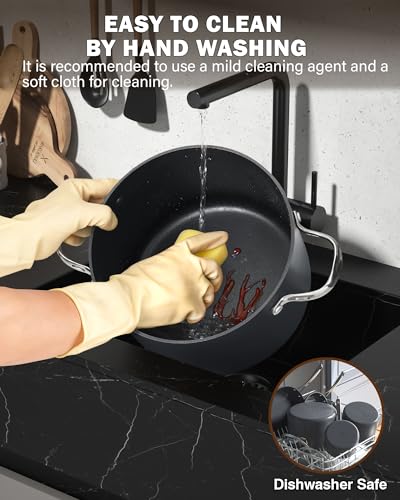 Cooks Standard Hard Anodized Dutch Oven Black thumbnail 5