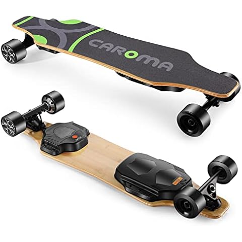 Caroma Elektro Skateboard mit Fernbedienung, 350W/900W Elektro Longboard Cover