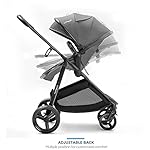 Mompush-Wiz-Baby-Stroller-with-True-Bassinet-Mode-for-Newborn-and-Toddler-Convertible-Carriage-Bassinet-to-Stroller-Reversible-Seat-Foot-Cover-and-Rain-Cover-Included-Large-Storage-Space