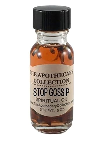 STOP GOSSIP Spiritual Oil (aceite) for Hoodoo, Voodoo, Santeria, Wicca, Rootwork, & Spells