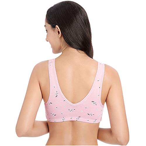 Brasier deportivo de alto impacto para mujer, cierre frontal, ajuste cómodo, parte superior sin espalda, acolchado, ideal para postcirugía y entrenamiento, talla 40DD