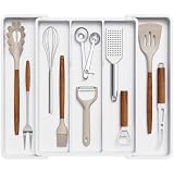 Lifewit Utensil Organizer for Kitchen Drawers, Expandable Utensil Tray