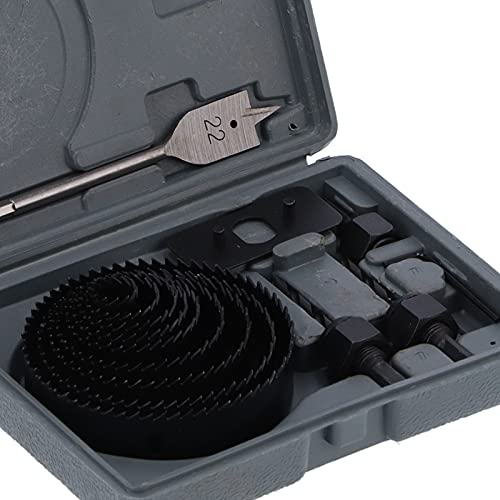 Set de brocas sierra para madera y PVC 9 piezas miniatura 7