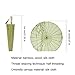 JHDDIA 32in Japanese Umbrella with Fan Classical Dance Silk Cloth Parasols for Wedding Fashion Show Chinese Umbrella Home Decorations(C)