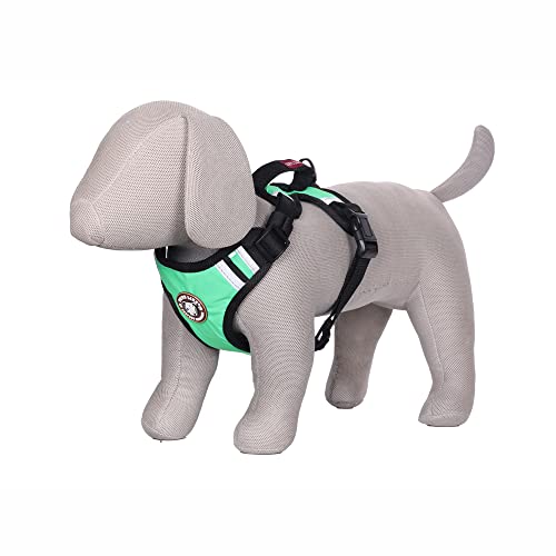 Image of Dog Double Side Padded Harness|Easy Control Handle for Small, Medium & Large Dogs|Adjustable Dog Soft Padded Vest Harness Comes with Leafy Design Color for Large Size Dogs