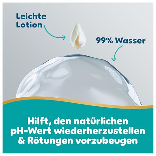Pampers Aqua Soft Touch Baby-Feuchttücher, 15 Packungen mit 60 Feuchttüchern = 900 Baby-Feuchttücher, weiche Textur & Lotion mit 99% Wasser 3