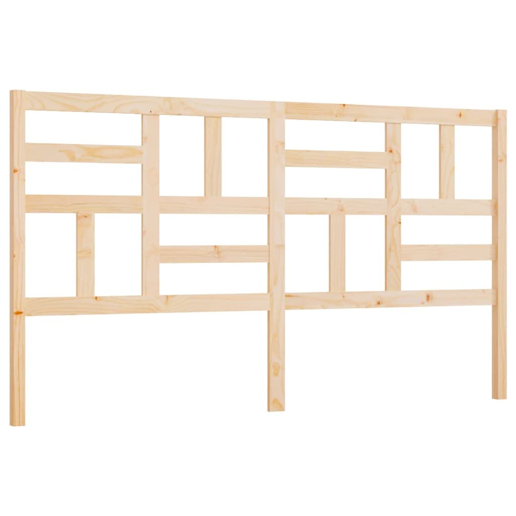 Spalliera Letto Matrimoniale Testiera per Letto Matrimoniale in Legno Massello di Pino 186x4x100 cm per Soggiorno Camera Degli Ospiti