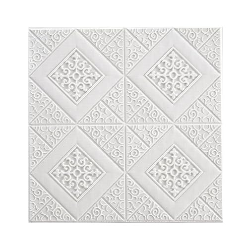 �s�[���A���h�X�e�B�b�N�^�C�� �݂�V��E�Ǘp �S�������A�^�C�� ����5mm 3D�����X�`���[�����o�b�N�X�v���b�V�� 70×70cm �z���C�g �ڒ��{�H�^ �h���E�H�[���p�l��(Style E,30 pcs)