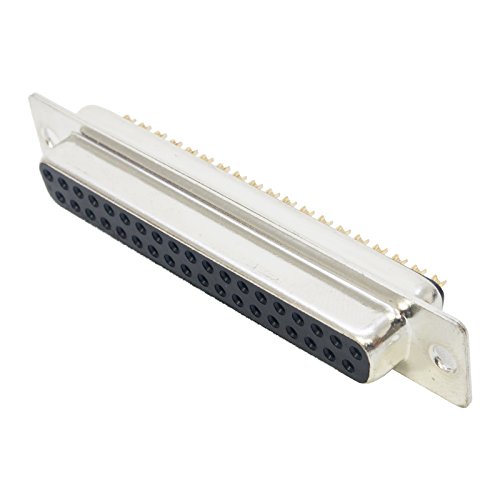 Image of Standard Density, Machined 37 Pin 'D SUB' Connector. High Quality Female Solder Type Pins