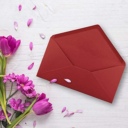 Gummed Envelopes, 14 - Dark Red, 150 Umschläge - Image 2