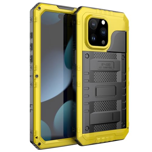Coque étanche iPhone 15 Pro armure métallique robuste de haute qualité