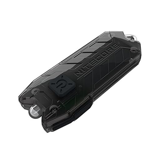 Nitecore T Tube réglable luminosité rechargeable USB lampe de poche, Noir