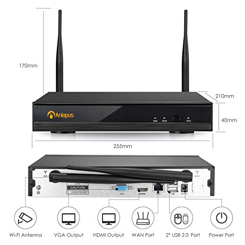 Anlapus 1080P Kit Telecamera Videosorveglianza