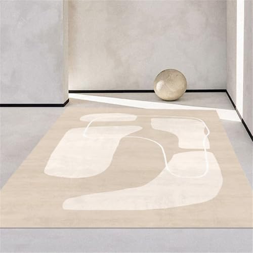 Tapis de salon design moderne 140x200cm de haute qualité gris