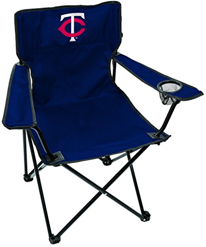 Rawlings MLB Gameday Elite Lightweight Folding Tailgating Chair, with Carrying Case, Minnesota Twins