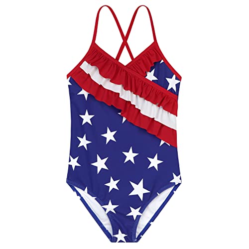 American Trends Girls' Swimwear Girls One Piece Swimsuits Ruffle Kids Bathing Suits for Girls2