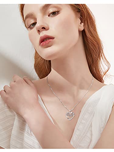 DAOCHONG S925 Sterling Silver Jewelry Tennis Racket Pendant Necklace Gift for Tennis Sports lover 18 inches to 20 inches3