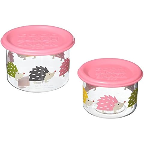 SugarBooger Good Lunch Containers, Small, Hedgehog Cover