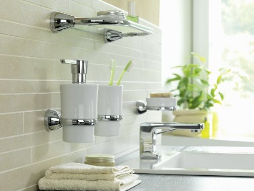 Spirella Wall Accessory Fjord Glass 1213702, White, Standard