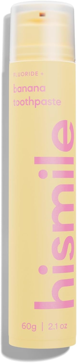 Hismile Banana Flavoured Toothpaste | Flavoured Toothpaste | Hismile Toothpaste | Fluoride Toothpaste | Banana Flavour