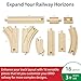 BRIO World Expansion Pack Intermediate - Works with All BRIO Train Sets - FSC-certified 16-Piece Wooden Train Tracks with Switches - Grow Existing Systems and Create Railway Empires - Kids Ages 3 & Up