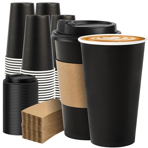 METAPRINT 100 Pack 16 oz Coffee Cups