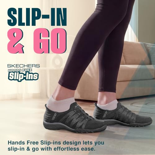 Image of Skechers Women's Breathe-Easy Roll-With-Me | Modern Comfort Casual, Slip-ins, Relaxed Fit, Air-Cooled Memory Foam, Machine Washable, Vegan