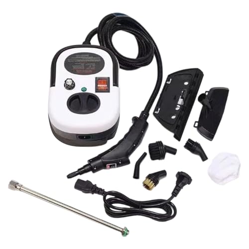 Limpiador De Vapor Portátil | Potente Limpiador De Vapor 2500W Con 6 Niveles De Presión,Dispositivo De Vapor Para Rejuntar - Para Coche Tapicería Grasa Y Limpieza De Suelos