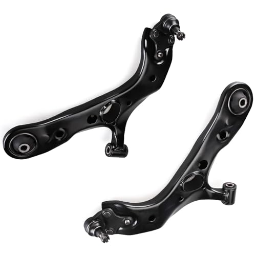 HHCM 2pc Front Lower Control Arm Kit for Toyota RAV4 2006-2018, for Lexus NX200t 2015-2017, NX300 2018-2021, NX300h 2015-2021, K620586 K620587 Suspension Control Arm w/Ball Joint Assembly Front Lower