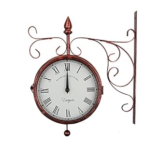 Ebaytv Luksusowy Zegar Ścienny Dwustronny Retro