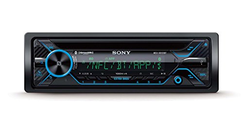 Sony MEX-XB120BT Single DIN Hi-Power Bluetooth In-Dash CD/AM/FM/SiriusXM Ready Car Stereo with 180W