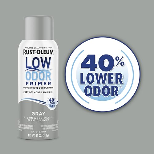 Image of Rust-Oleum Low Odor Spray Primer, 11 oz, Flat Gray