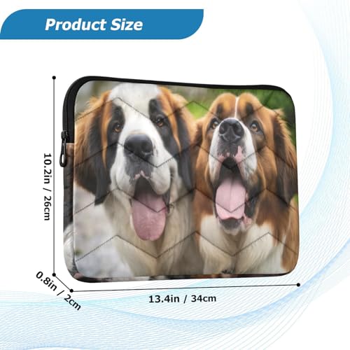 Funda para portátil 13-14 pulgadas con diseño de perros miniatura 3