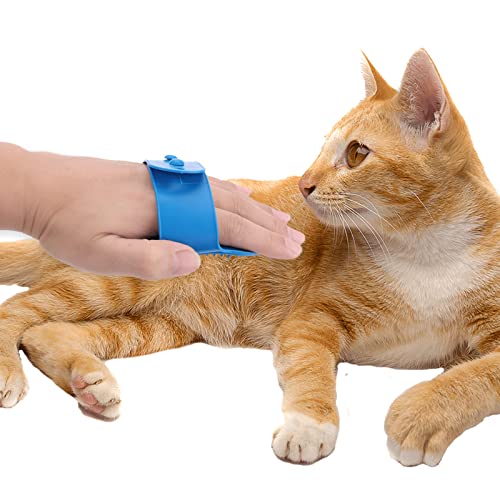 Molain 2 Stück Hund Katze Bade bürste Kamm, hunde waschbürste Silikon Gummi Hunde pflege bürste Silikon Welpen Massage Pinsel Haar Fell Reinigungs bürste