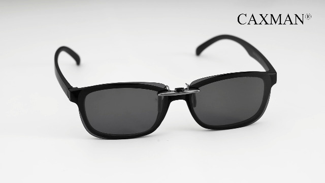 Watch CAXMAN Polarized Clip On Sunglasses Compact Fit Non Flip Up