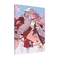 Amazon.co.jp: 八重神子 狐斎宮 装飾画 アートパネル 壁掛け