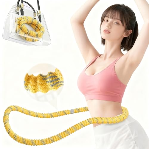 Little Qi Garden フラフープ 落ちないソフトタイプ お腹周りダイエット用 室内運動対応 落ちない設計で初心者も使いやすく、ソフト素材で腰への負担を軽減|シーン:室内で時間を選ばずお腹周りダイエット・有酸素運動に最適|追加:静音リング付きで隣