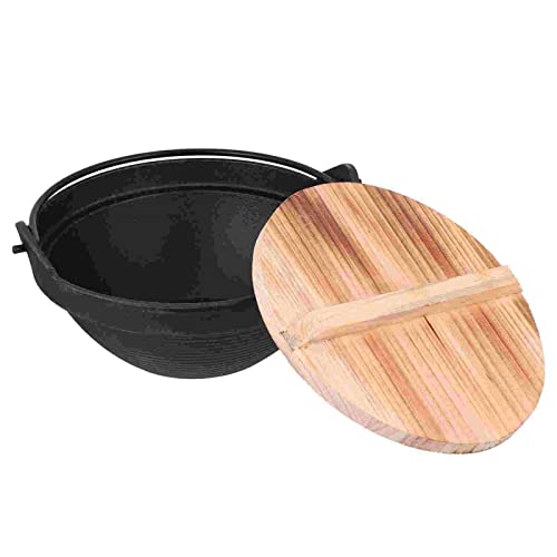 KXQYIKYI Sauce Pan Single Serving Shabu Pot Small Oven Cooking Stock Pot Outdoor Japanese Pot Cast Iron Oven Camping Oven
