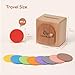 Woodtoe Montessori Coin Box for Toddlers, Montessori Toys for 1 2 3 Year Old, Fine Motor Skills Toys, Wooden Sensory Toy, Object Permanence Educational Toy, First Birthday Easter Gift for Boy Girl